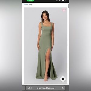 Never worn bridesmaids dress from Kennedy Blue. Missed the return window! Moss